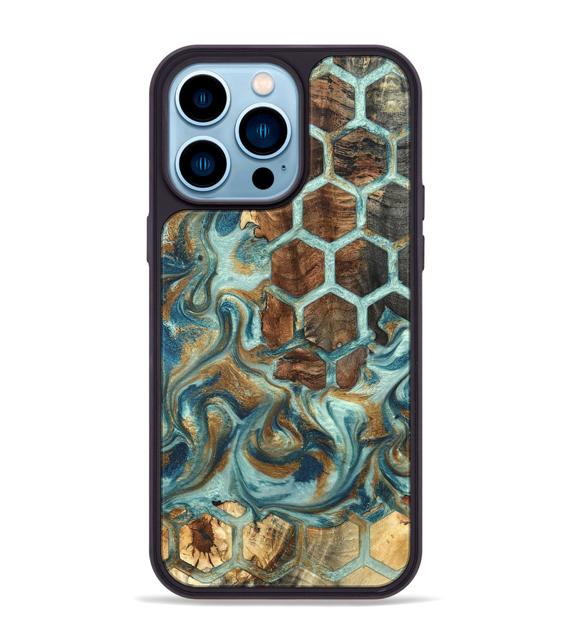 iPhone 14 Pro Max Wood Phone Case - Cori (Pattern, 819821)