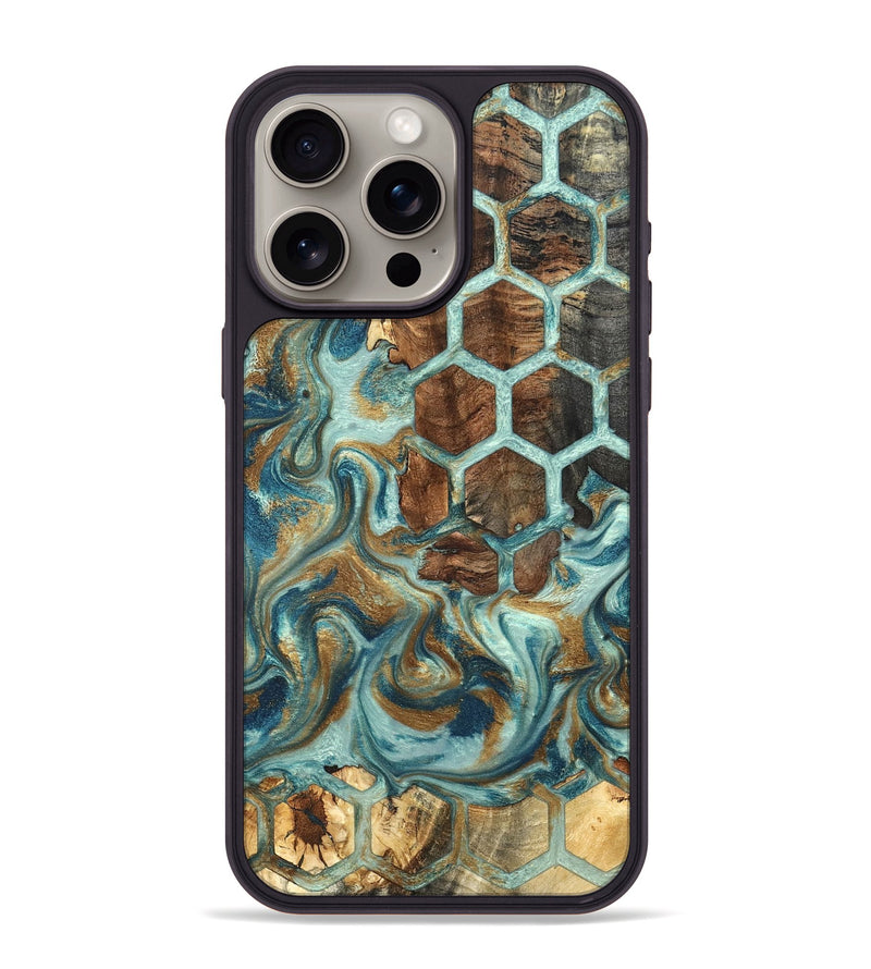 iPhone 15 Pro Max Wood Phone Case - Cori (Pattern, 819821)