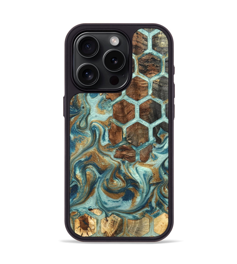 iPhone 15 Pro Wood Phone Case - Cori (Pattern, 819821)