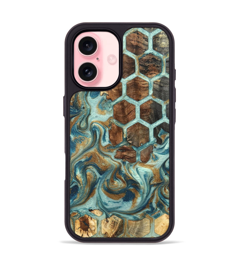 iPhone 16 Wood Phone Case - Cori (Pattern, 819821)
