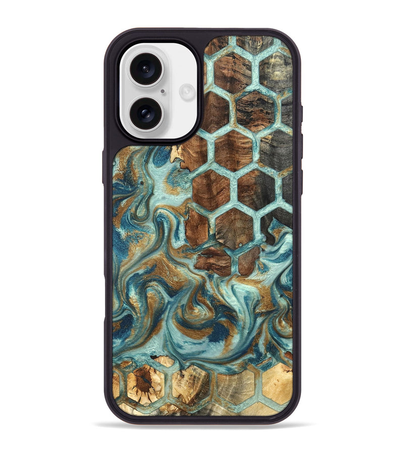 iPhone 16 Plus Wood Phone Case - Cori (Pattern, 819821)
