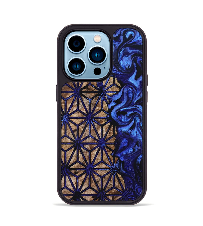 iPhone 14 Pro Wood Phone Case - Anne (Pattern, 819822)