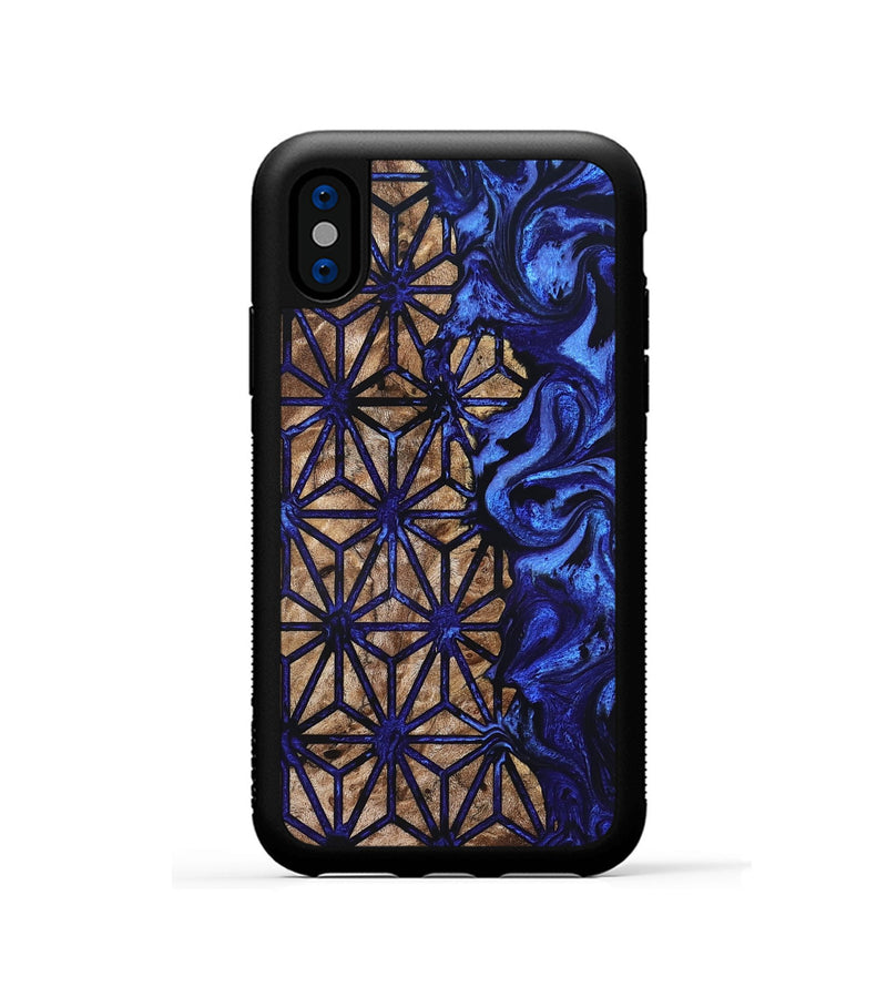 iPhone Xs Wood Phone Case - Anne (Pattern, 819822)