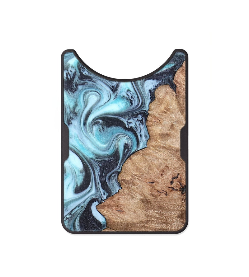 Alloy Wood Wallet - Isabel (Blue, 819829)
