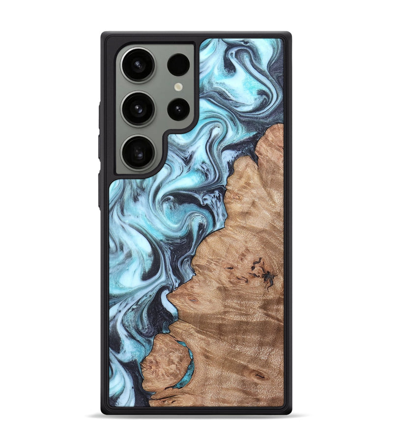 Galaxy S24 Ultra Wood Phone Case - Isabel (Blue, 819829)
