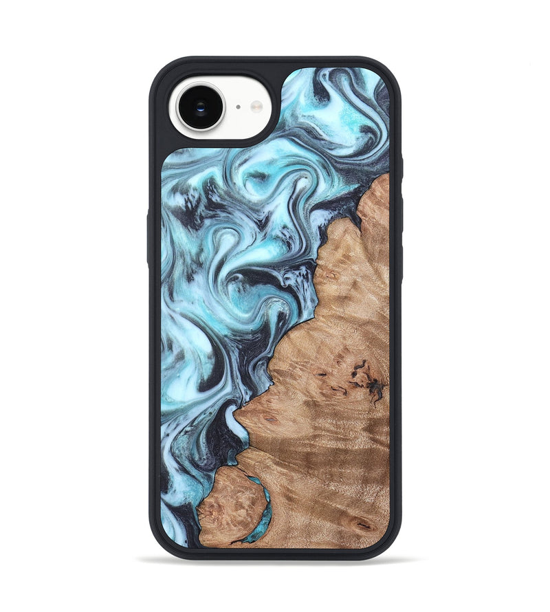 iPhone 17e Wood Phone Case - Isabel (Blue, 819829)