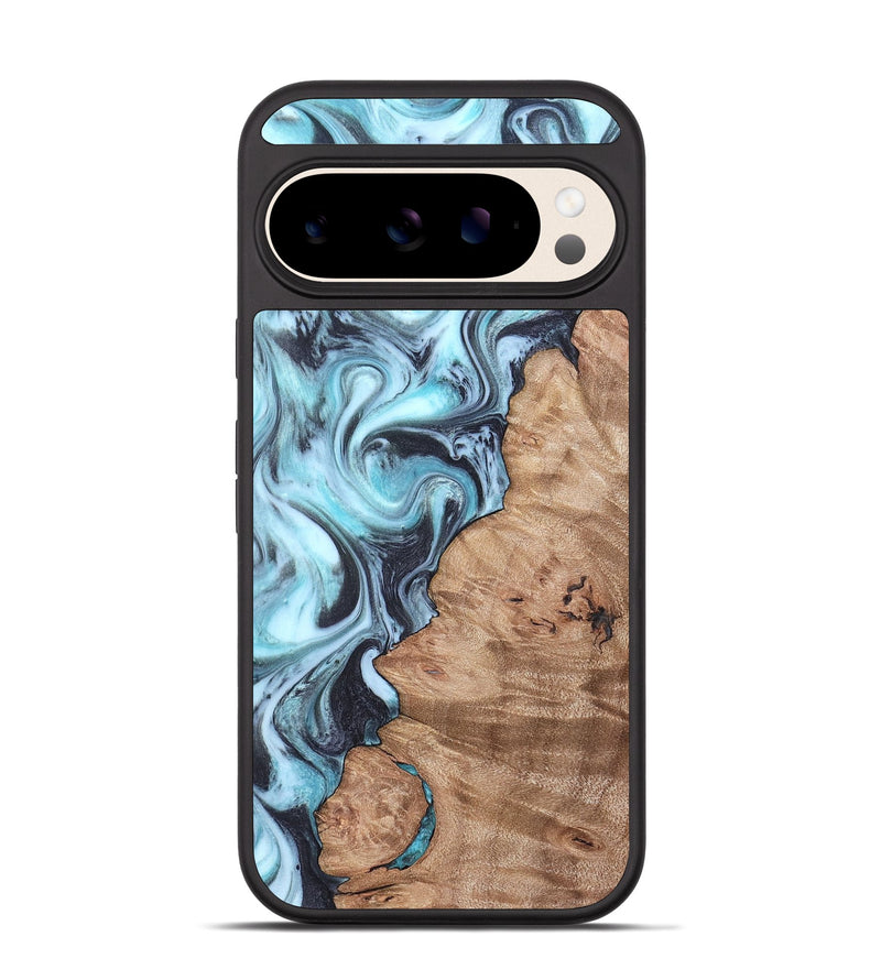 Pixel 10 Wood Phone Case - Isabel (Blue, 819829)