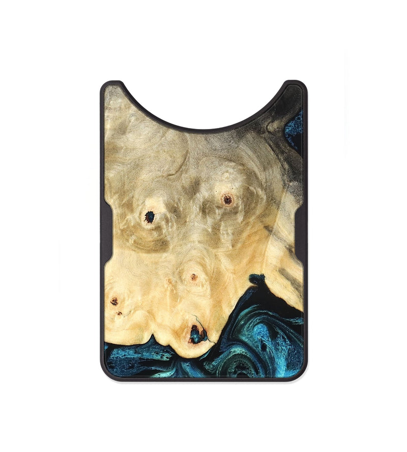 Alloy Wood Wallet - Gillian (Blue, 819831)