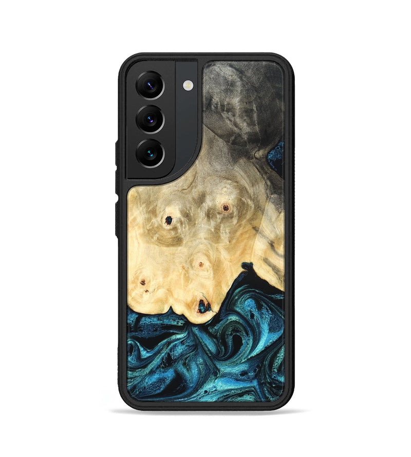 Galaxy S22 Wood Phone Case - Gillian (Blue, 819831)