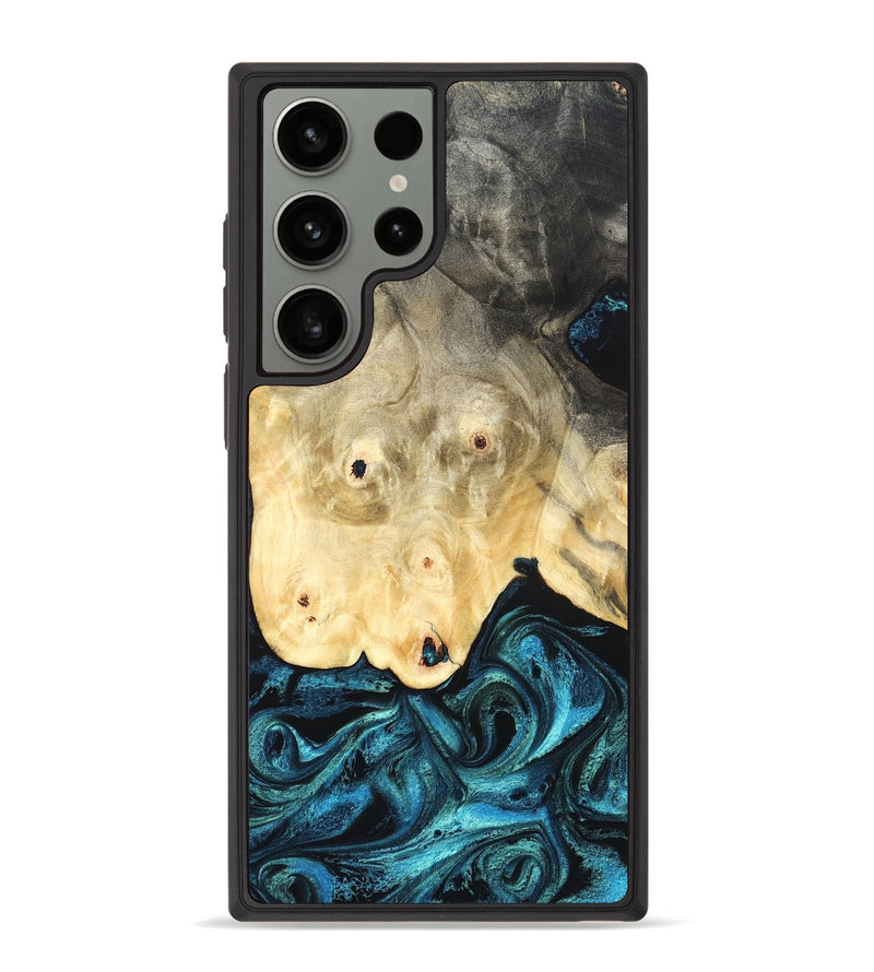 Galaxy S23 Ultra Wood Phone Case - Gillian (Blue, 819831)