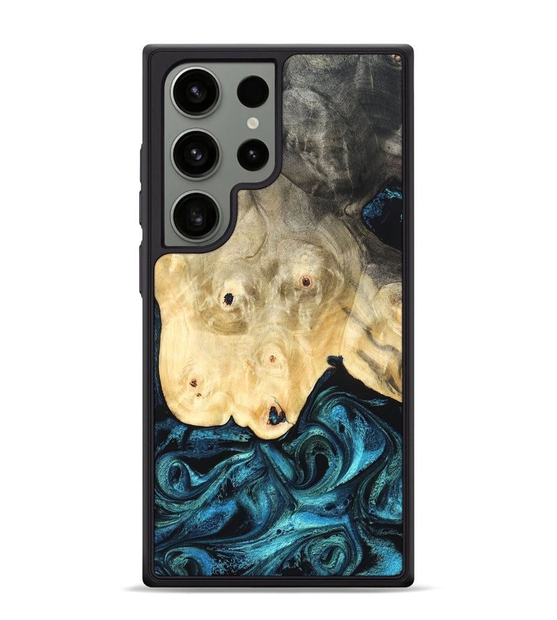 Galaxy S24 Ultra Wood Phone Case - Gillian (Blue, 819831)