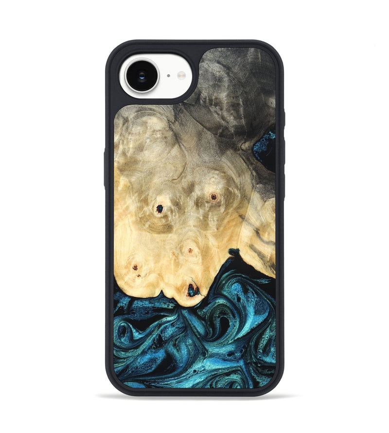 iPhone 16e Wood Phone Case - Gillian (Blue, 819831)