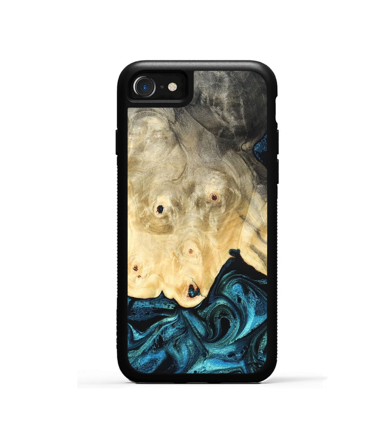 iPhone SE Wood Phone Case - Gillian (Blue, 819831)