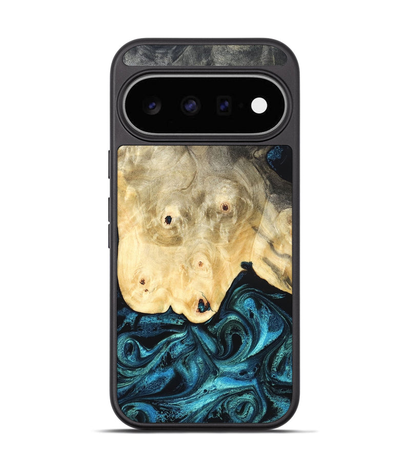 Pixel 11 Wood Phone Case - Gillian (Blue, 819831)