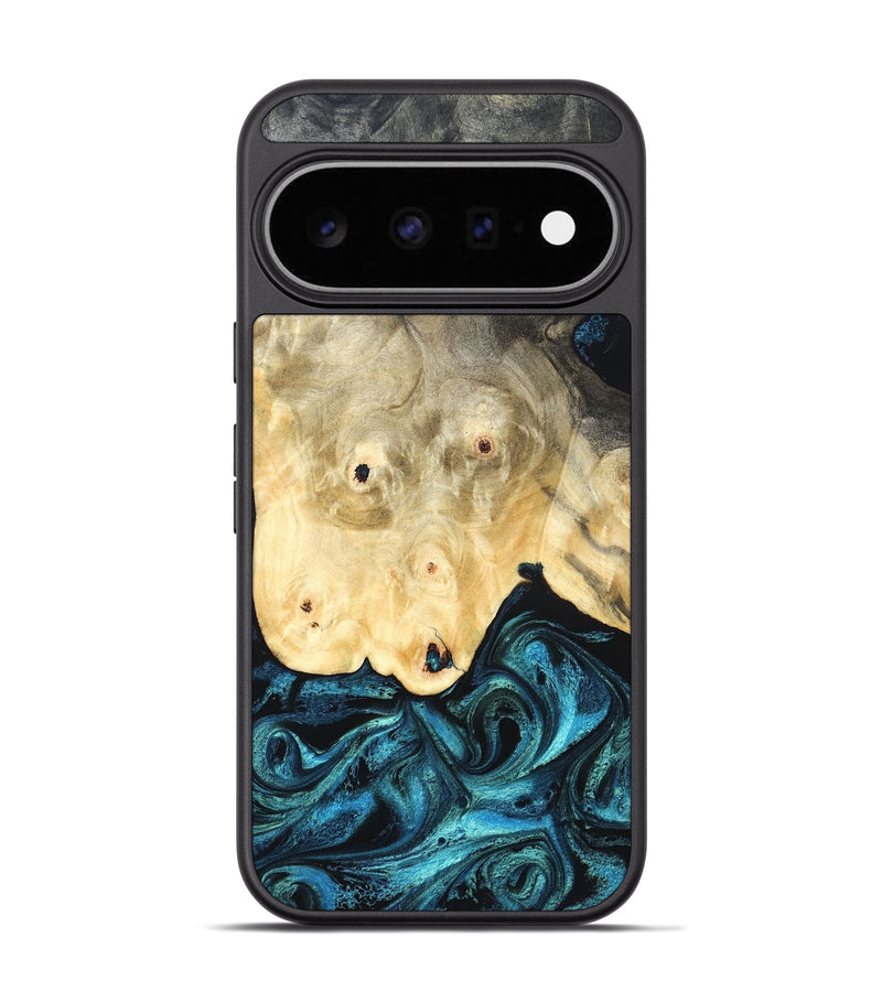 Pixel 11 Pro Wood Phone Case - Gillian (Blue, 819831)