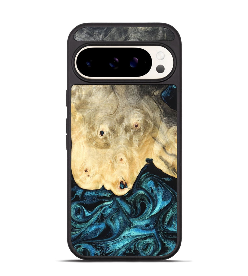 Pixel 9 Pro Wood Phone Case - Gillian (Blue, 819831)