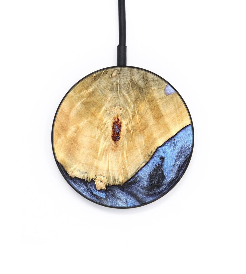 Circle Wood Wireless Charger - Reta (Blue, 819832)