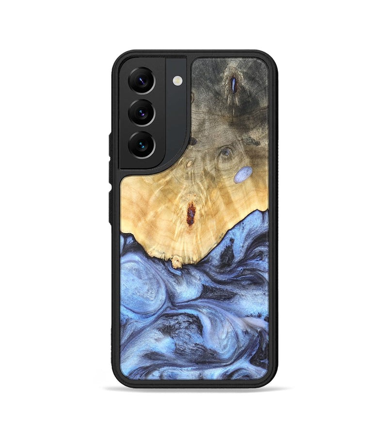 Galaxy S22 Wood Phone Case - Reta (Blue, 819832)