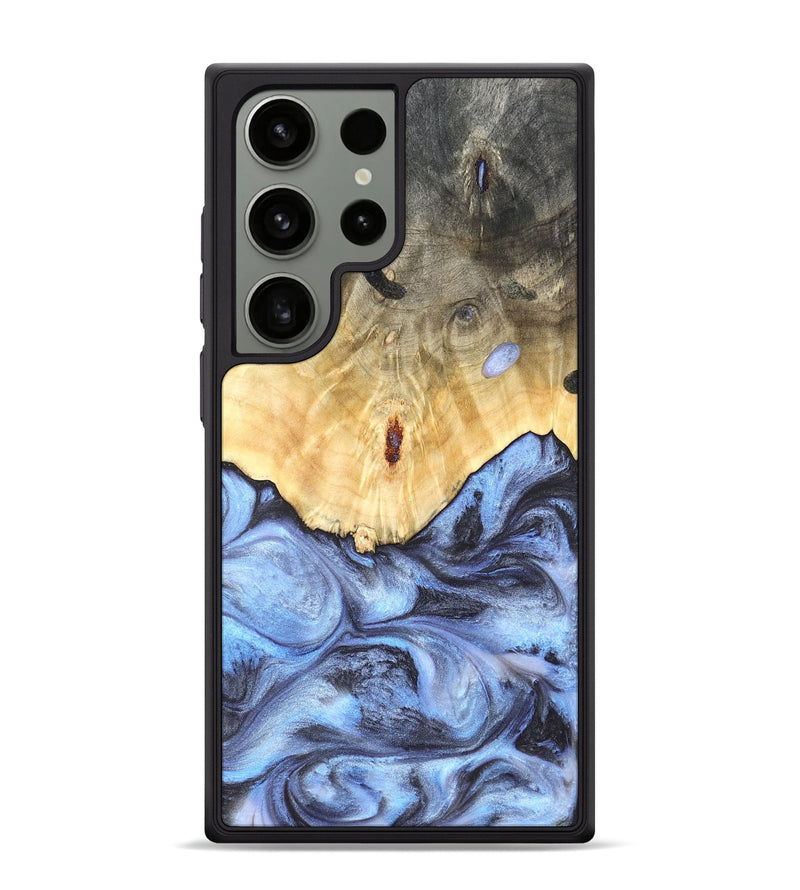 Galaxy S24 Ultra Wood Phone Case - Reta (Blue, 819832)