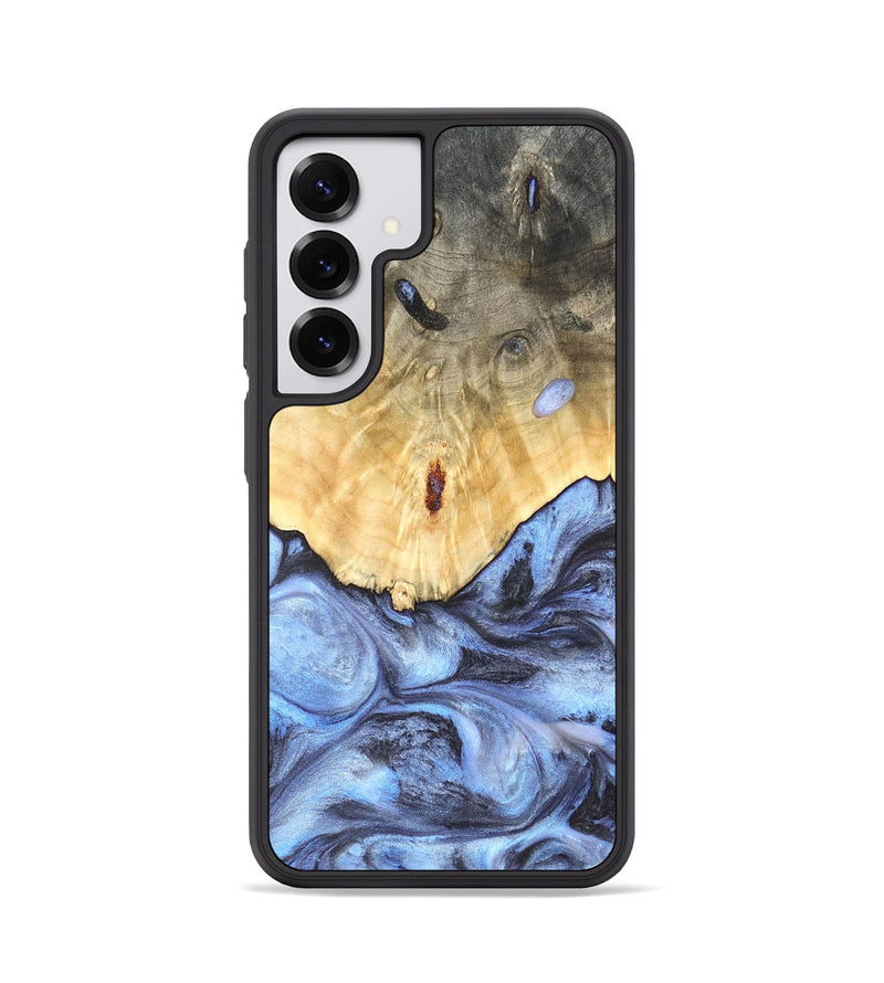 Galaxy S25 Wood Phone Case - Reta (Blue, 819832)