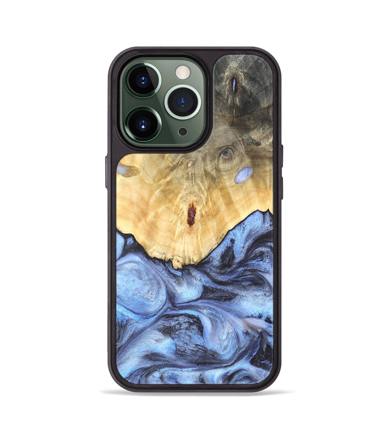 iPhone 13 Pro Wood Phone Case - Reta (Blue, 819832)