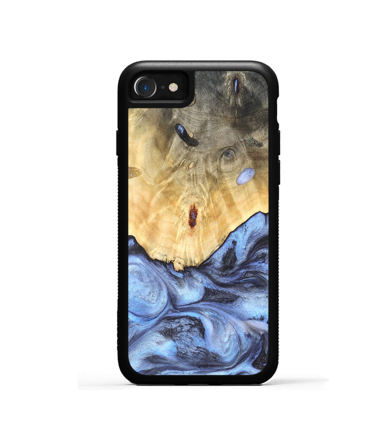 iPhone SE Wood Phone Case - Reta (Blue, 819832)