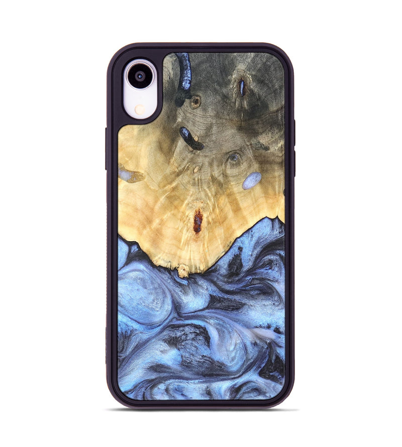 iPhone Xr Wood Phone Case - Reta (Blue, 819832)