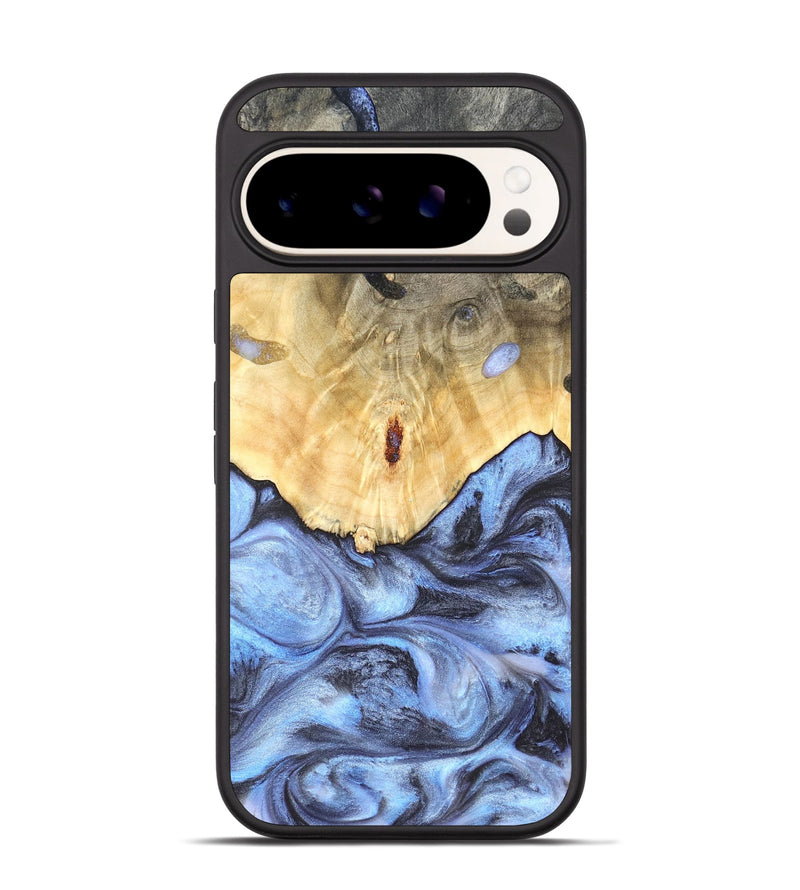Pixel 9 Pro Wood Phone Case - Reta (Blue, 819832)