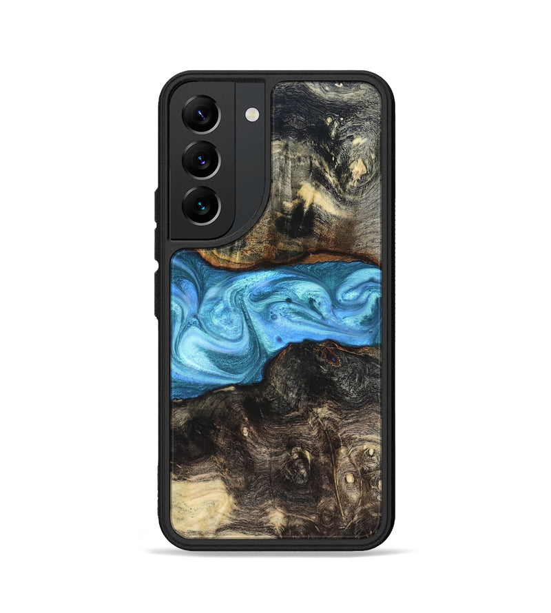 Galaxy S22 Wood Phone Case - Gatlin (Blue, 819835)