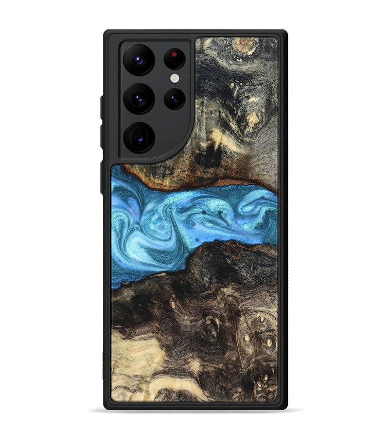 Galaxy S22 Ultra Wood Phone Case - Gatlin (Blue, 819835)