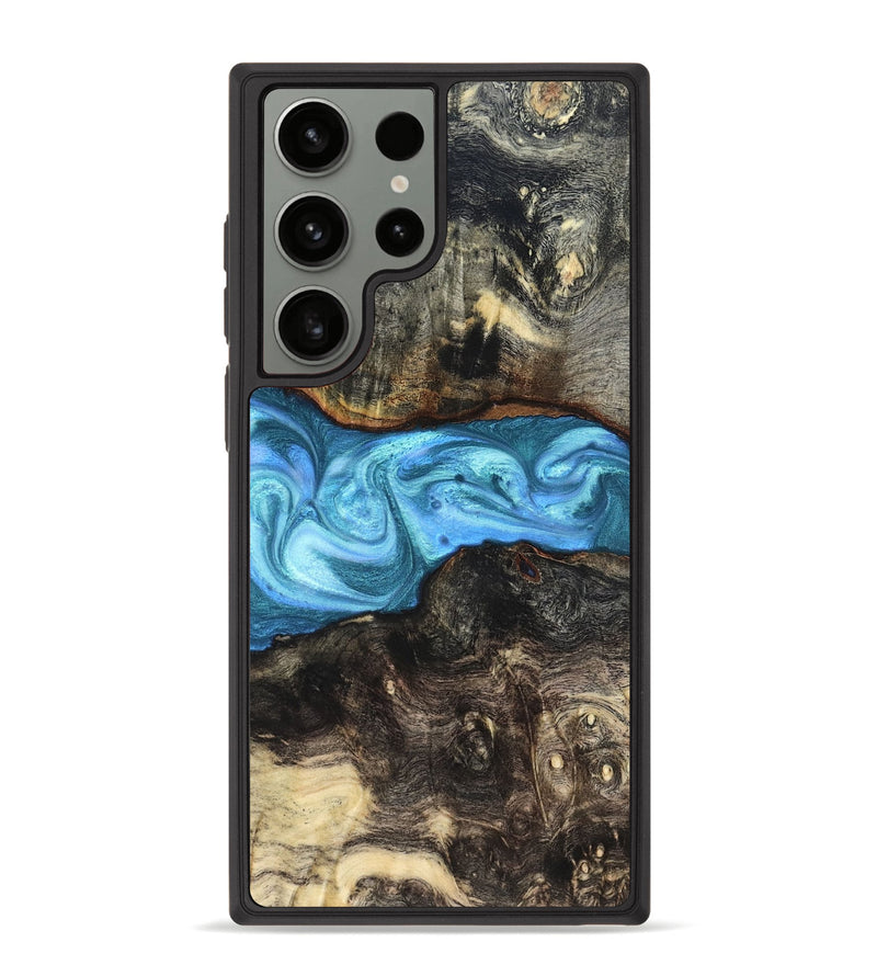 Galaxy S23 Ultra Wood Phone Case - Gatlin (Blue, 819835)