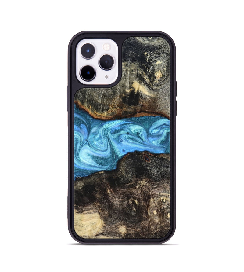 iPhone 11 Pro Wood Phone Case - Gatlin (Blue, 819835)