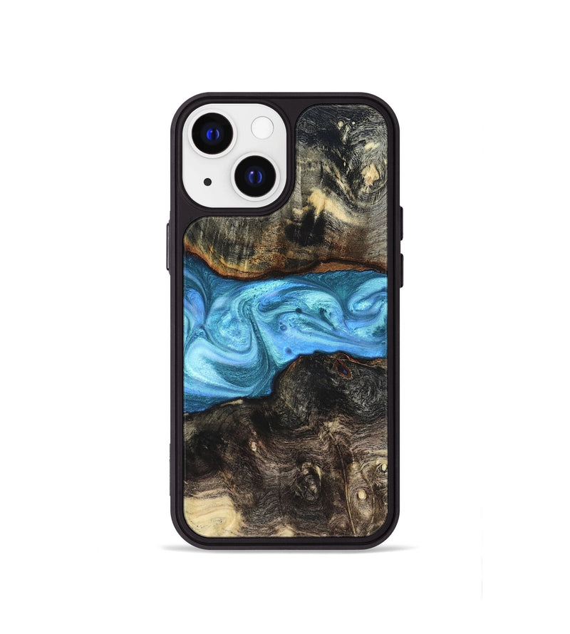 iPhone 13 mini Wood Phone Case - Gatlin (Blue, 819835)