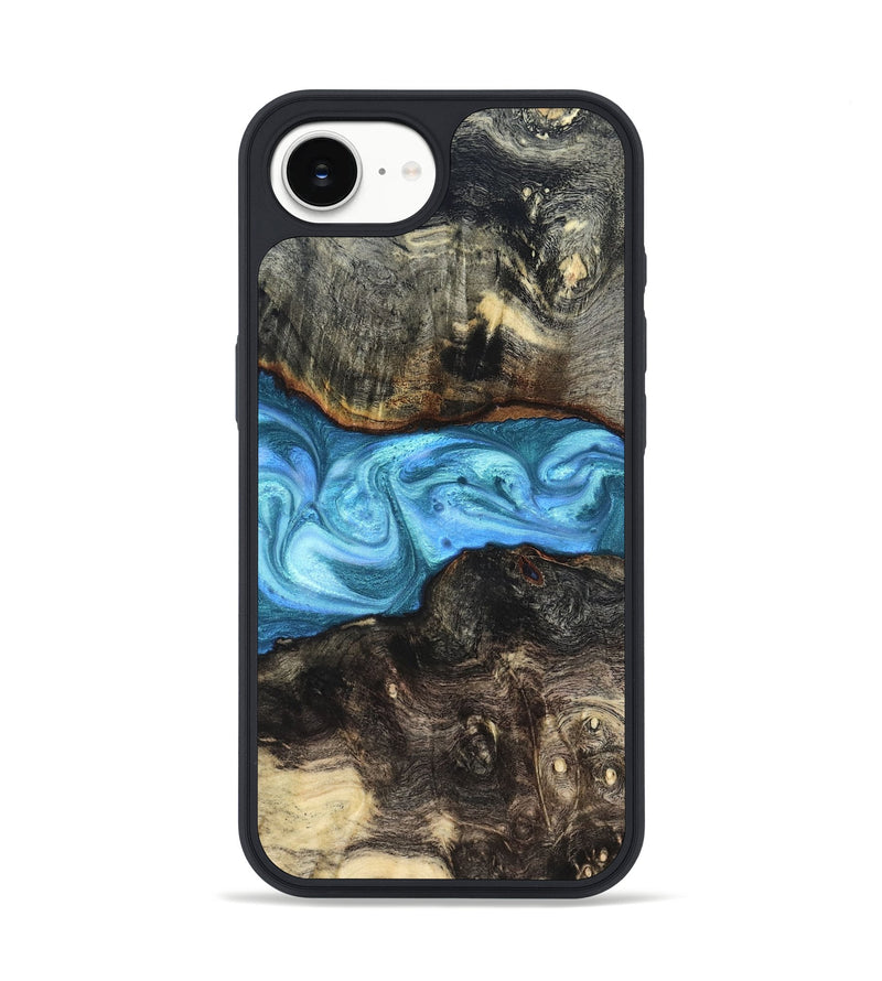 iPhone 16e Wood Phone Case - Gatlin (Blue, 819835)