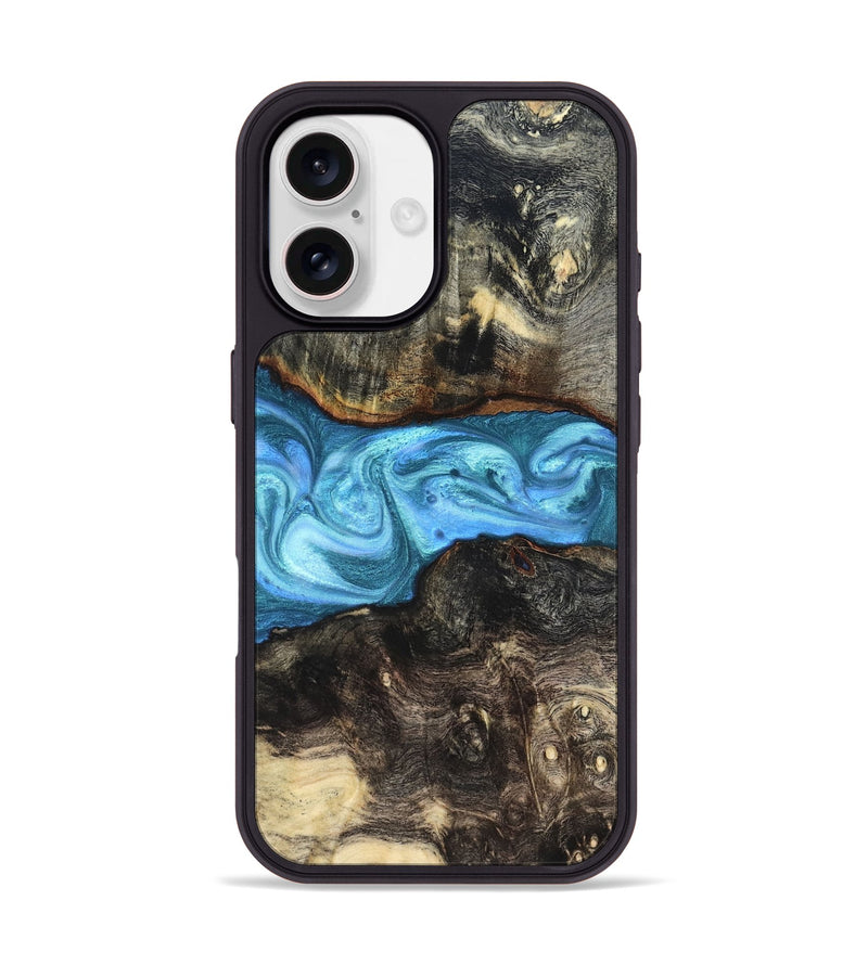 iPhone 17 Wood Phone Case - Gatlin (Blue, 819835)