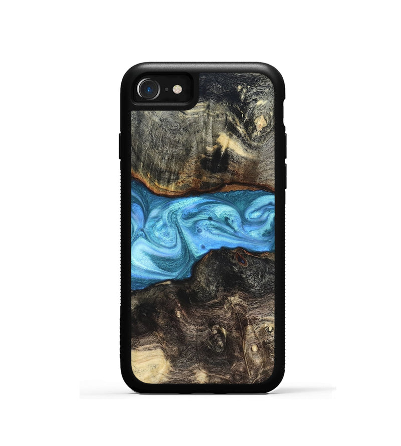 iPhone SE Wood Phone Case - Gatlin (Blue, 819835)