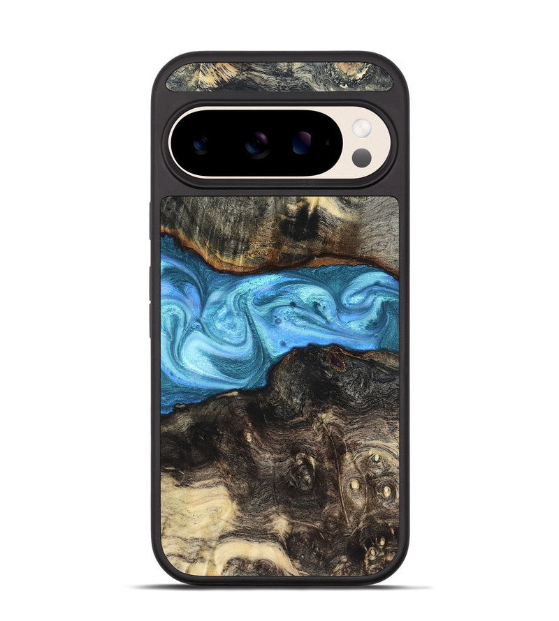Pixel 10 Wood Phone Case - Gatlin (Blue, 819835)