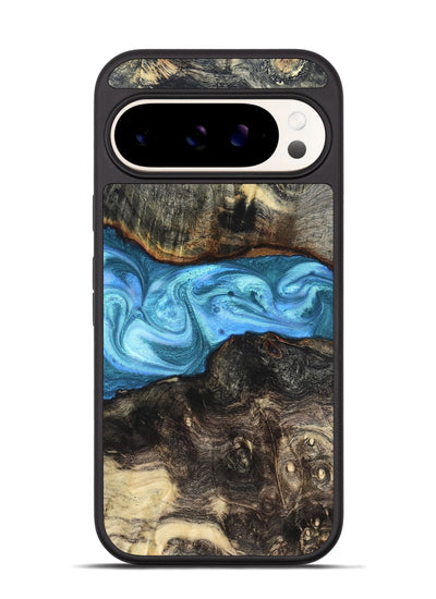 Pixel 9 Pro Wood Phone Case - Gatlin (Blue, 819835)