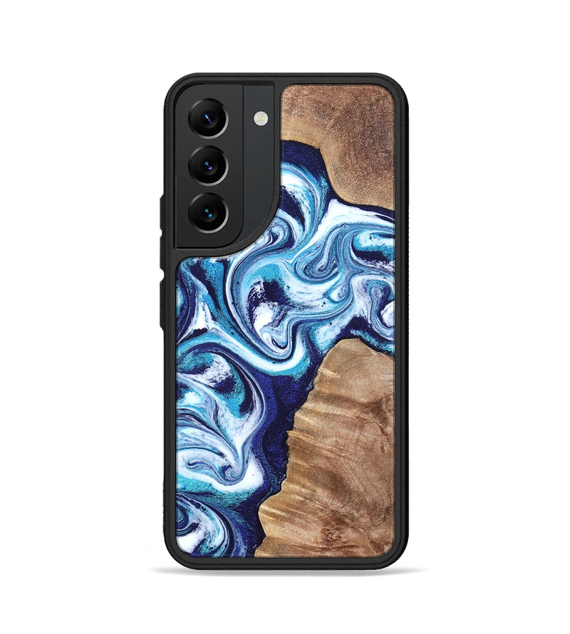 Galaxy S22 Wood Phone Case - Jiraiya (Blue, 819836)