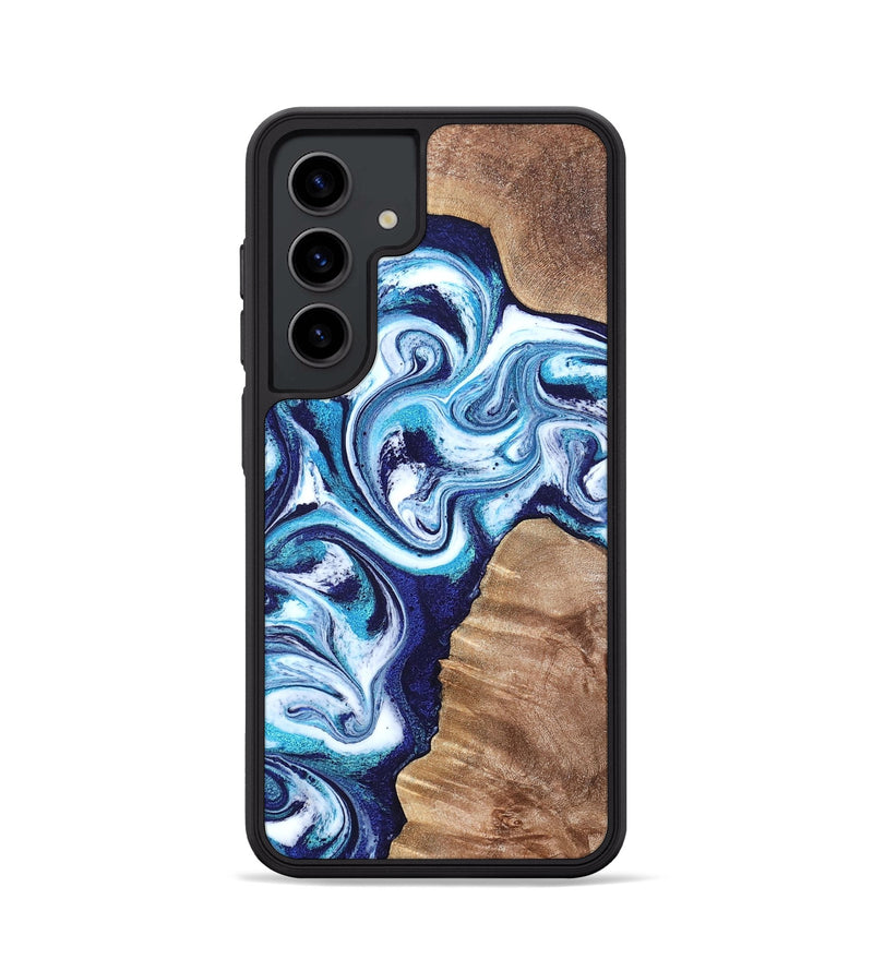 Galaxy S24 Wood Phone Case - Jiraiya (Blue, 819836)