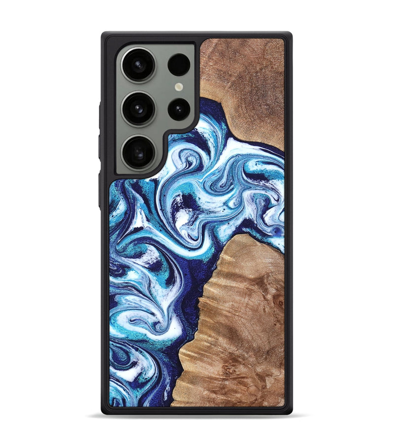 Galaxy S24 Ultra Wood Phone Case - Jiraiya (Blue, 819836)