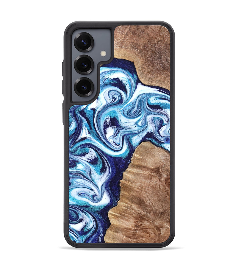 Galaxy S25 Plus Wood Phone Case - Jiraiya (Blue, 819836)