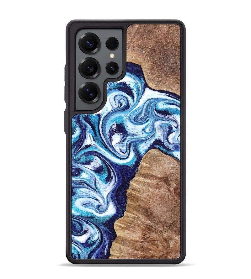 Galaxy S25 Ultra Wood Phone Case - Jiraiya (Blue, 819836)