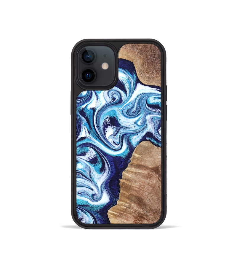 iPhone 12 mini Wood Phone Case - Jiraiya (Blue, 819836)
