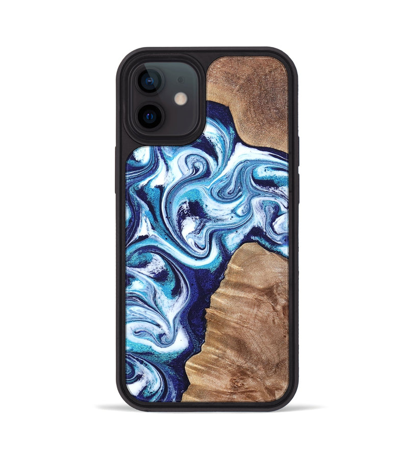 iPhone 12 Wood Phone Case - Jiraiya (Blue, 819836)