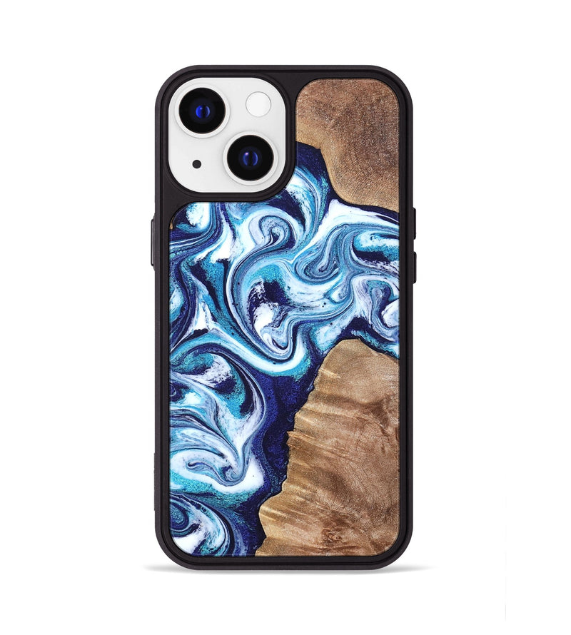 iPhone 13 Wood Phone Case - Jiraiya (Blue, 819836)