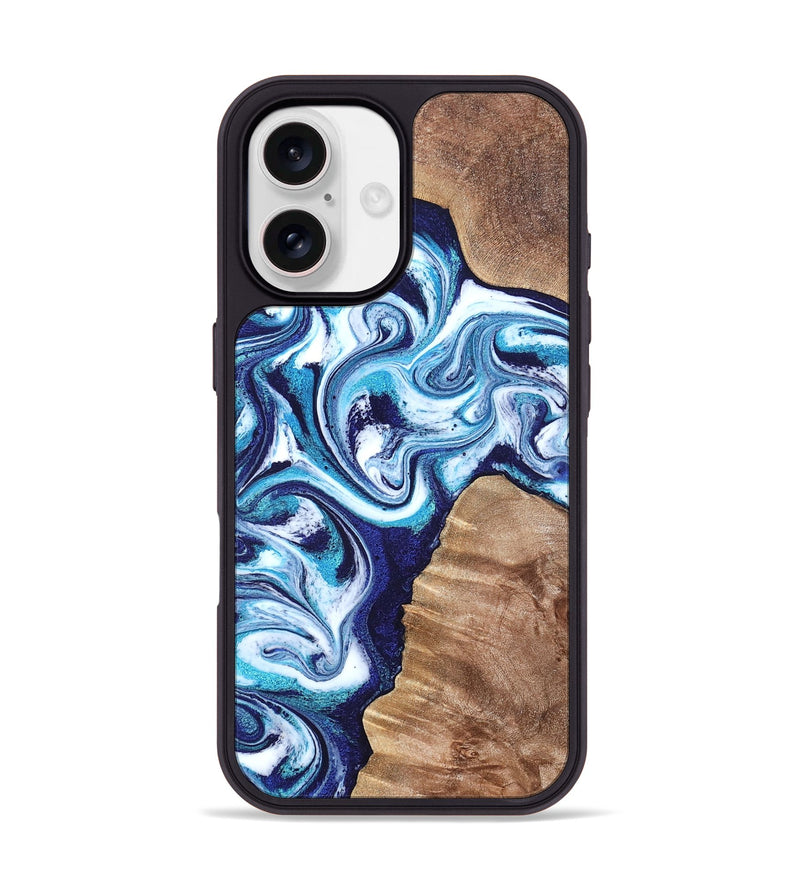 iPhone 17 Wood Phone Case - Jiraiya (Blue, 819836)