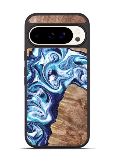 Pixel 9 Pro Wood Phone Case - Jiraiya (Blue, 819836)