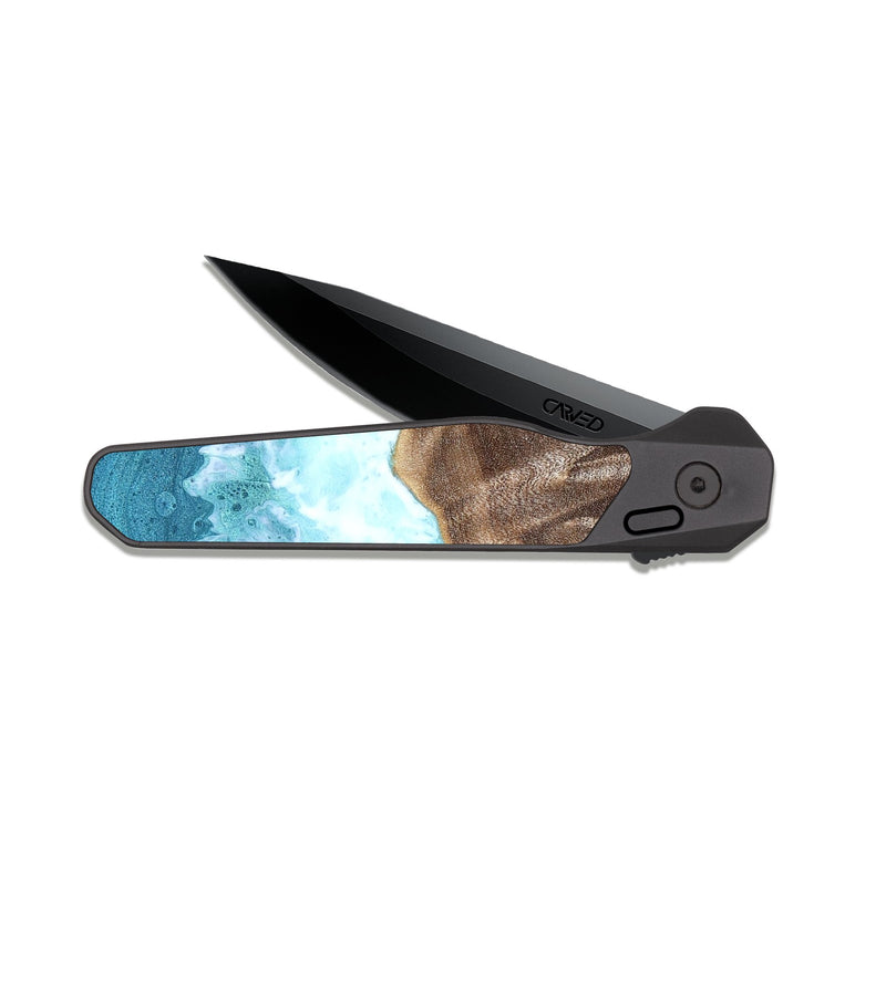 EDC Dark Slate Wood Pocket Knife - Callan (Coastal, 819839)