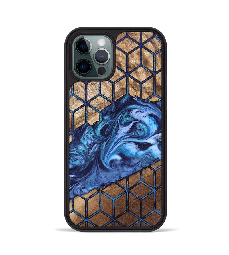 iPhone 12 Pro Wood Phone Case - Zendaya (Pattern, 819855)